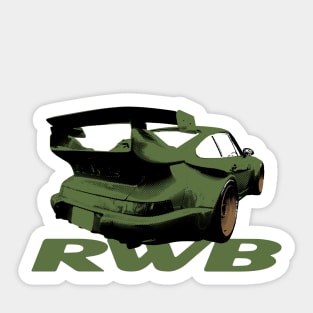 RWB Porsche - Clermont Sticker